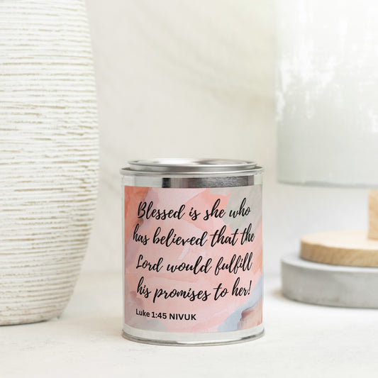 Blessed is She Candle Paint Can (Hand Poured 16 oz.)