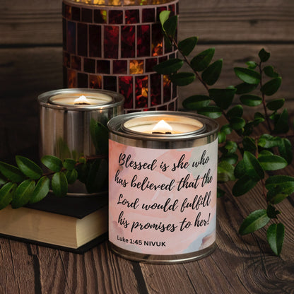 Blessed is She Candle Paint Can (Hand Poured 16 oz.)