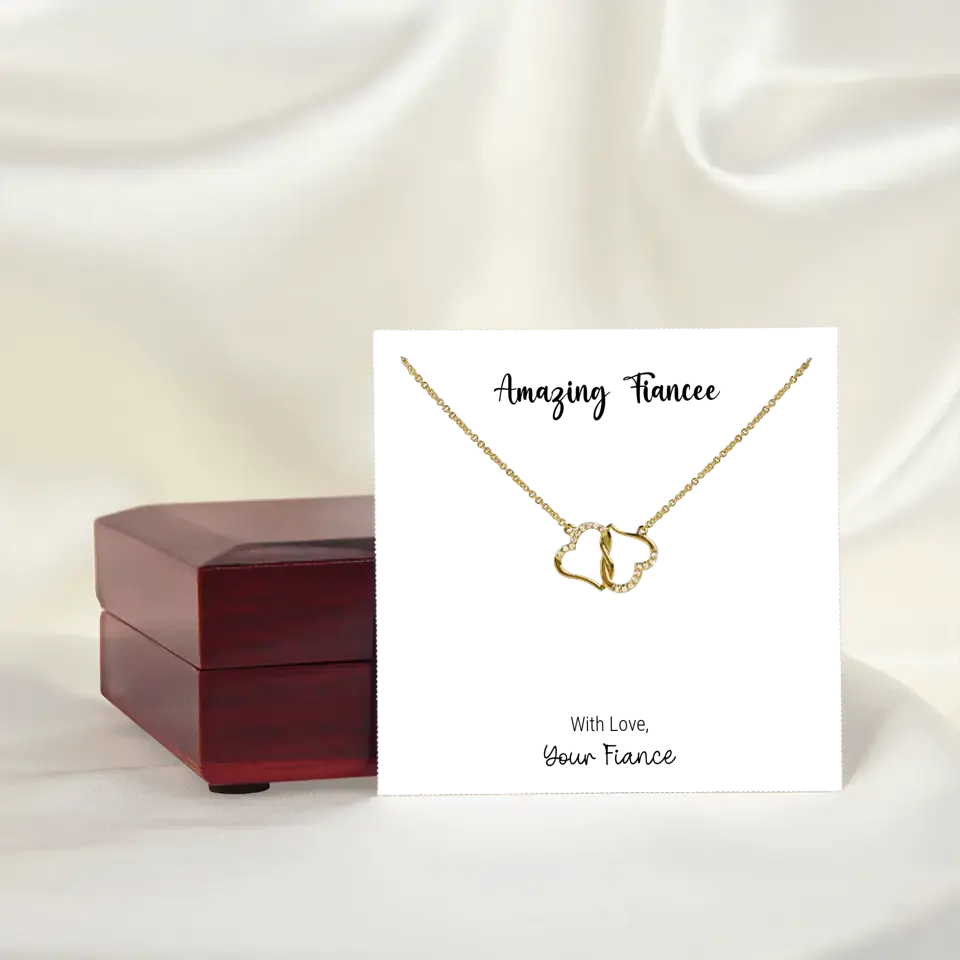 To My Amazing Woman 10K Gold Necklace Luxury Box w/LED
