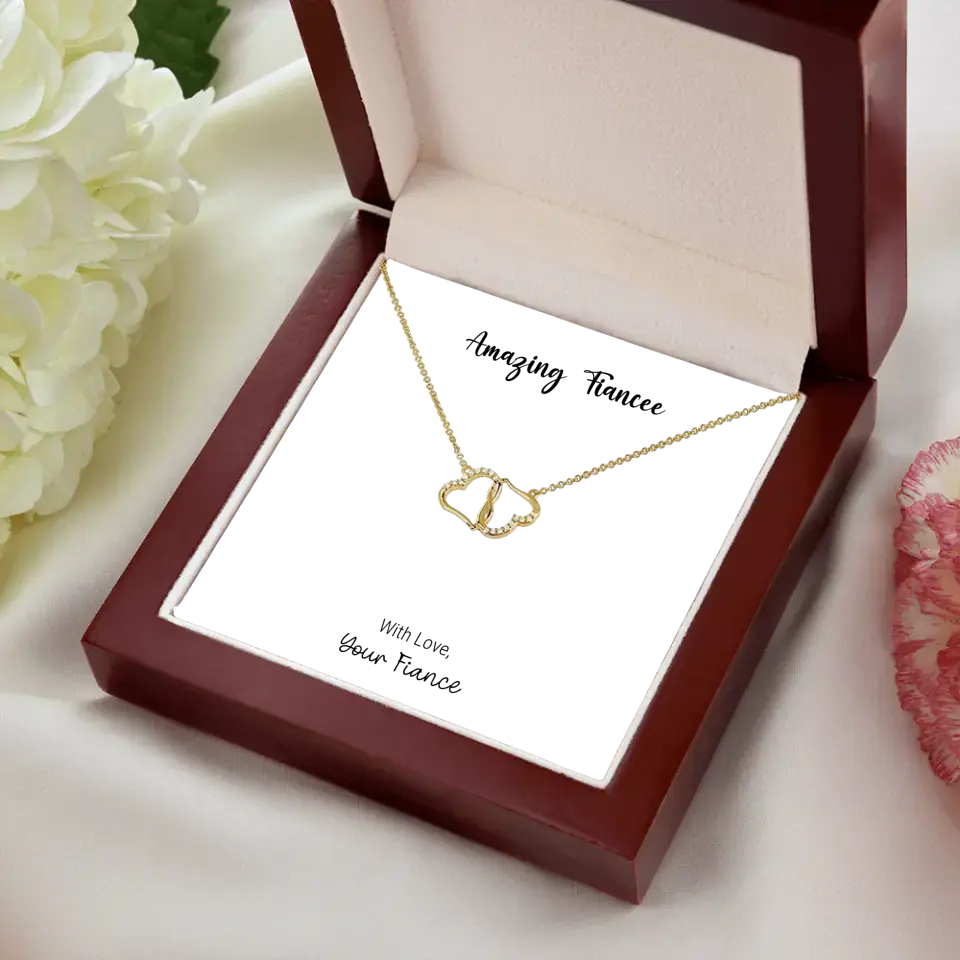 To My Amazing Woman 10K Gold Necklace Luxury Box w/LED